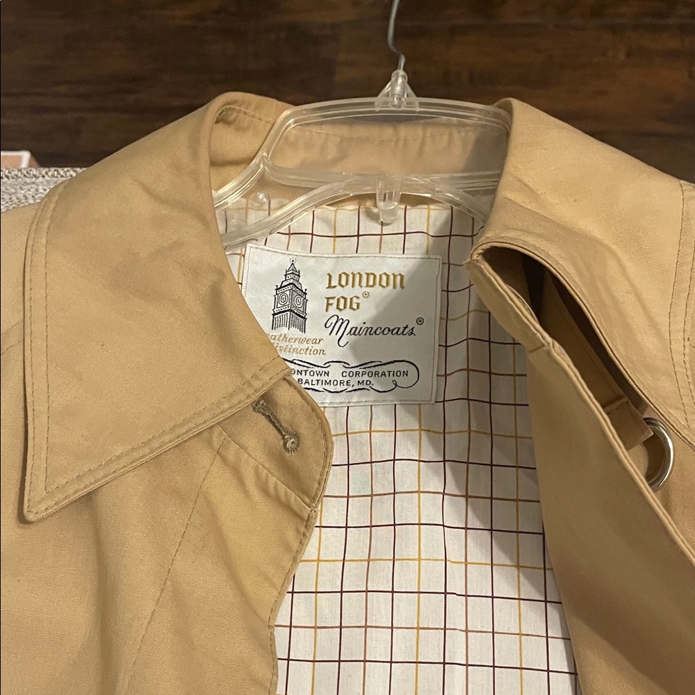 London Fog Classic Beige Trench Coat